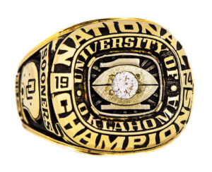 1975 University of Oklahoma national Championship Ring.